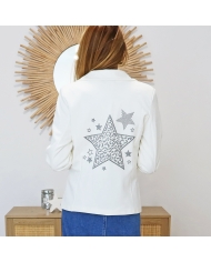 Veste Etoiles blanc