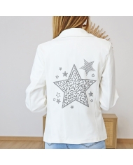 Veste Etoiles blanc