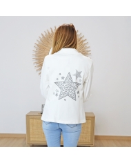 Veste Etoiles blanc