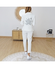 Veste Etoiles blanc