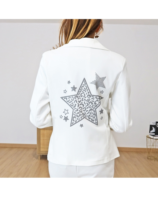 Veste Etoiles blanc