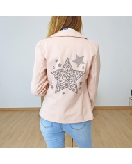Veste Etoiles rose