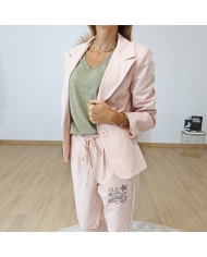Veste Etoiles rose