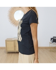T-shirt Annie noir