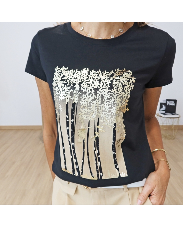 T-shirt Annie noir