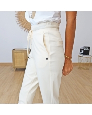 Pantalon Jogg Black vanille Garcia