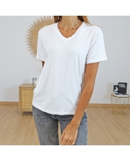 T-shirt Kafrida écru Kaffe