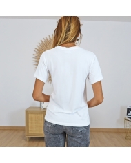 T-shirt Kafrida écru Kaffe