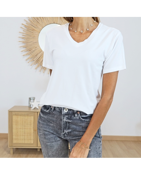 T-shirt Kafrida écru Kaffe