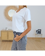 T-shirt Kafrida écru Kaffe