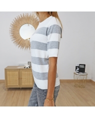 Pull Kalizza Kaffe girs/blanc