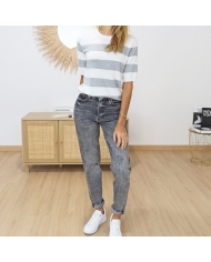 Pull Kalizza Kaffe girs/blanc