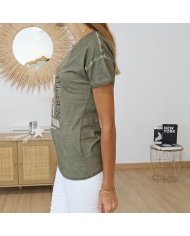 T-shirt Dolce Vita Garcia kaki