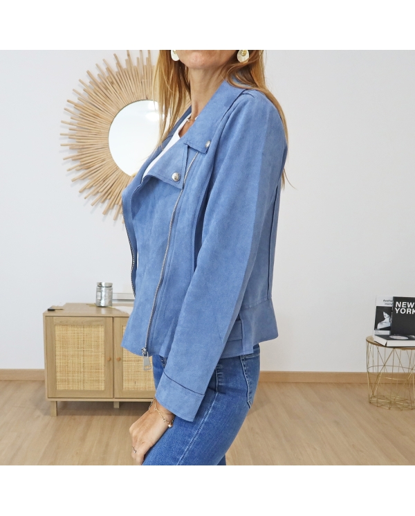 Veste Malika bleu jean