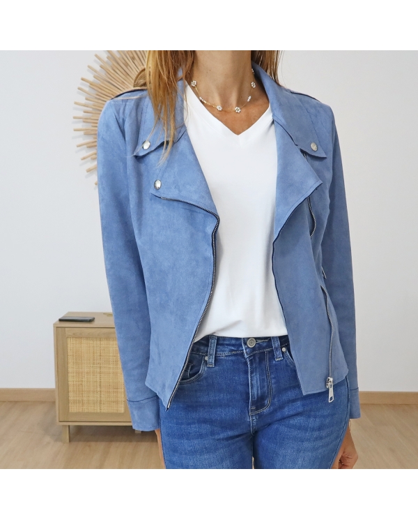 Veste Malika bleu jean