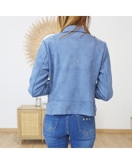 Veste Malika bleu jean