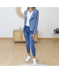 Veste Malika bleu jean