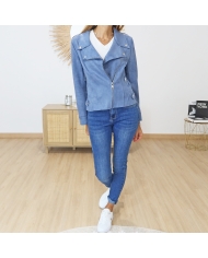 Veste Malika bleu jean