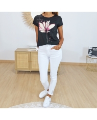 T-shirt Georgia noir