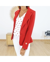 Veste Clarita rouge