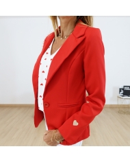 Veste Clarita rouge