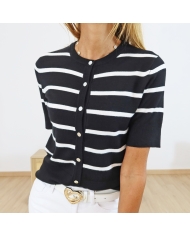 Top M/Courtes Kalizza Cardigan Kaffe