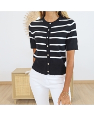 Top M/Courtes Kalizza Cardigan Kaffe