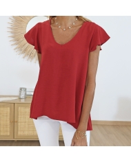 Top Kara rouge Tiffosi