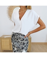 Top Maxine blanc Tiffosi