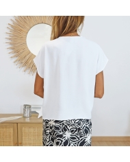 Top Maxine blanc Tiffosi