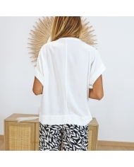 Blouse M/Courtes Kamilia Wing Kaffe