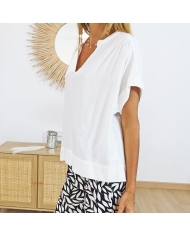 Blouse M/Courtes Kamilia Wing Kaffe