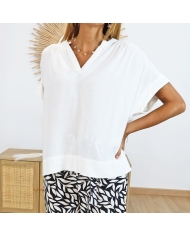 Blouse M/Courtes Kamilia Wing Kaffe