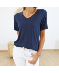 T-shirt Kafrida marine Kaffe