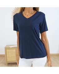 T-shirt Kafrida marine Kaffe