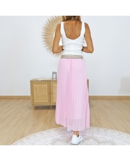 Jupe Celeste rose tendre