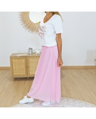 Jupe Celeste rose tendre