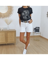 Short Rachel Tiffosi blanc