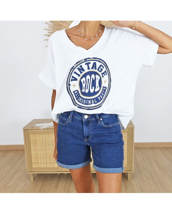 Short Rachel bleu Tiffosi