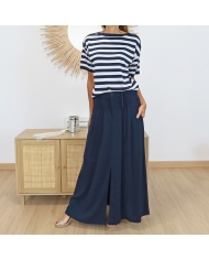 Top Karegina stiped Kaffe