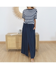 Top Karegina stiped Kaffe