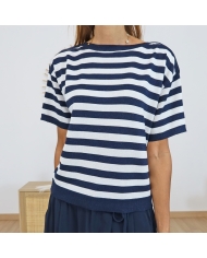 Top Karegina stiped Kaffe