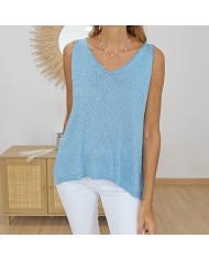 Top Giulia bleu