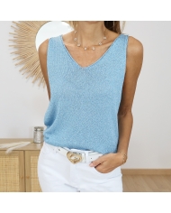 Top Giulia bleu