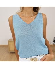 Top Giulia bleu