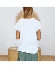 T-shirt Bohème kaki