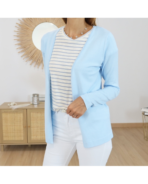 Gilet Kafénia bleu Kaffe