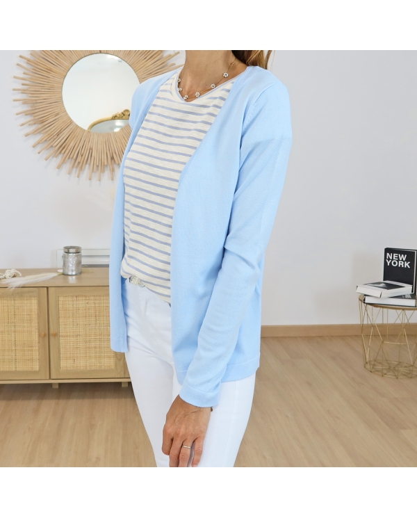 Gilet Kafénia bleu Kaffe