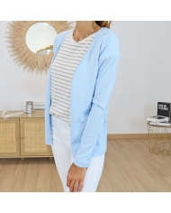 Gilet Kafénia bleu Kaffe