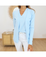 Gilet Kafénia bleu Kaffe